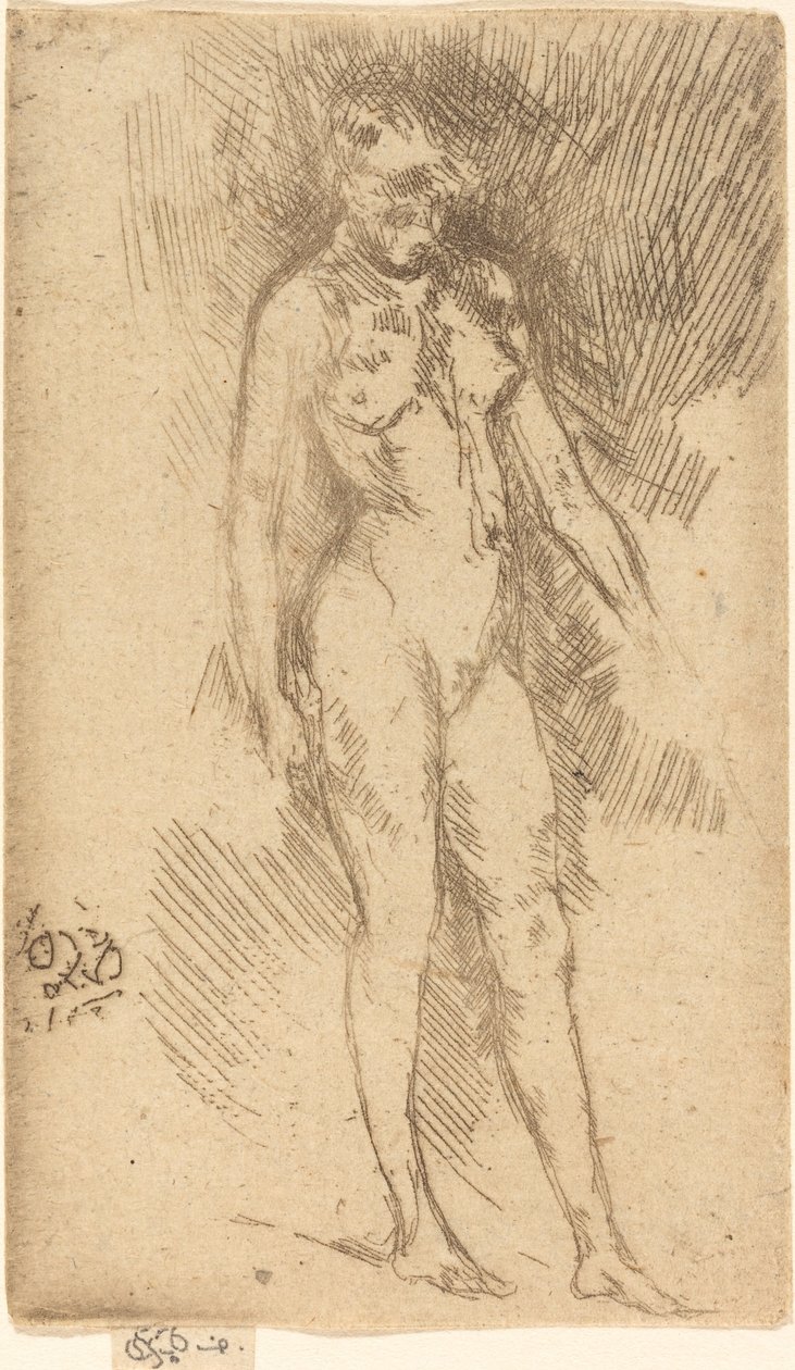Mała naga postać autorstwa James Abbott McNeill Whistler