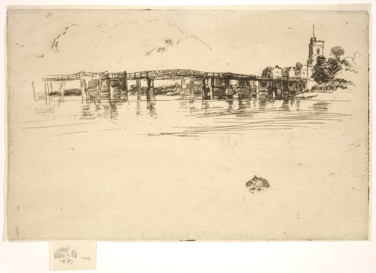 Most Little Putney autorstwa James Abbott McNeill Whistler