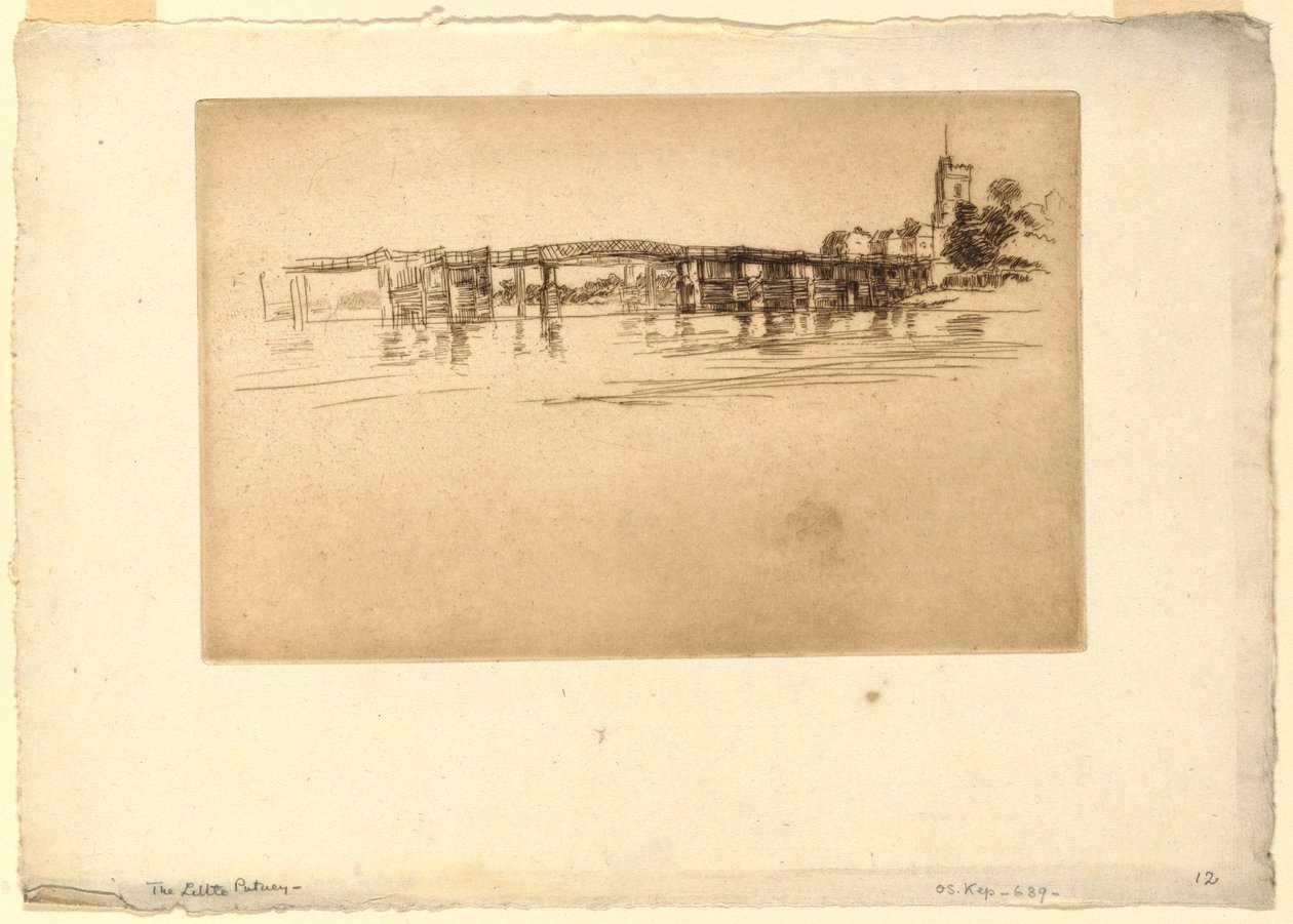 Most Little Putney autorstwa James Abbott McNeill Whistler