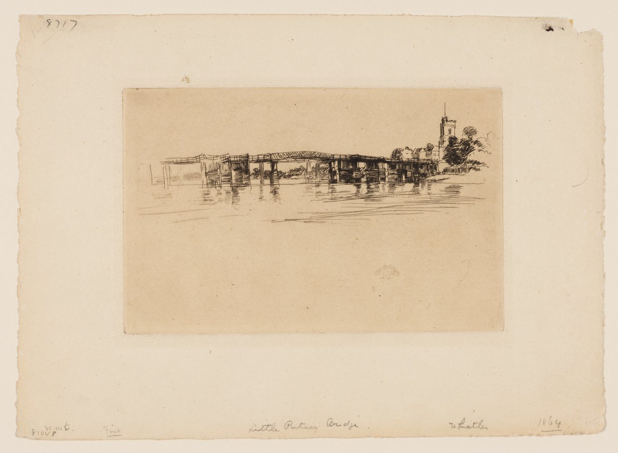 Most Little Putney autorstwa James Abbott McNeill Whistler