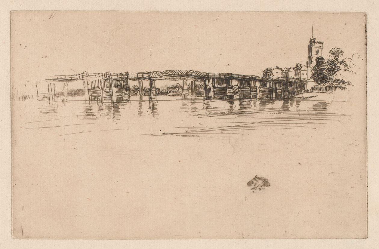 Most Little Putney autorstwa James Abbott McNeill Whistler