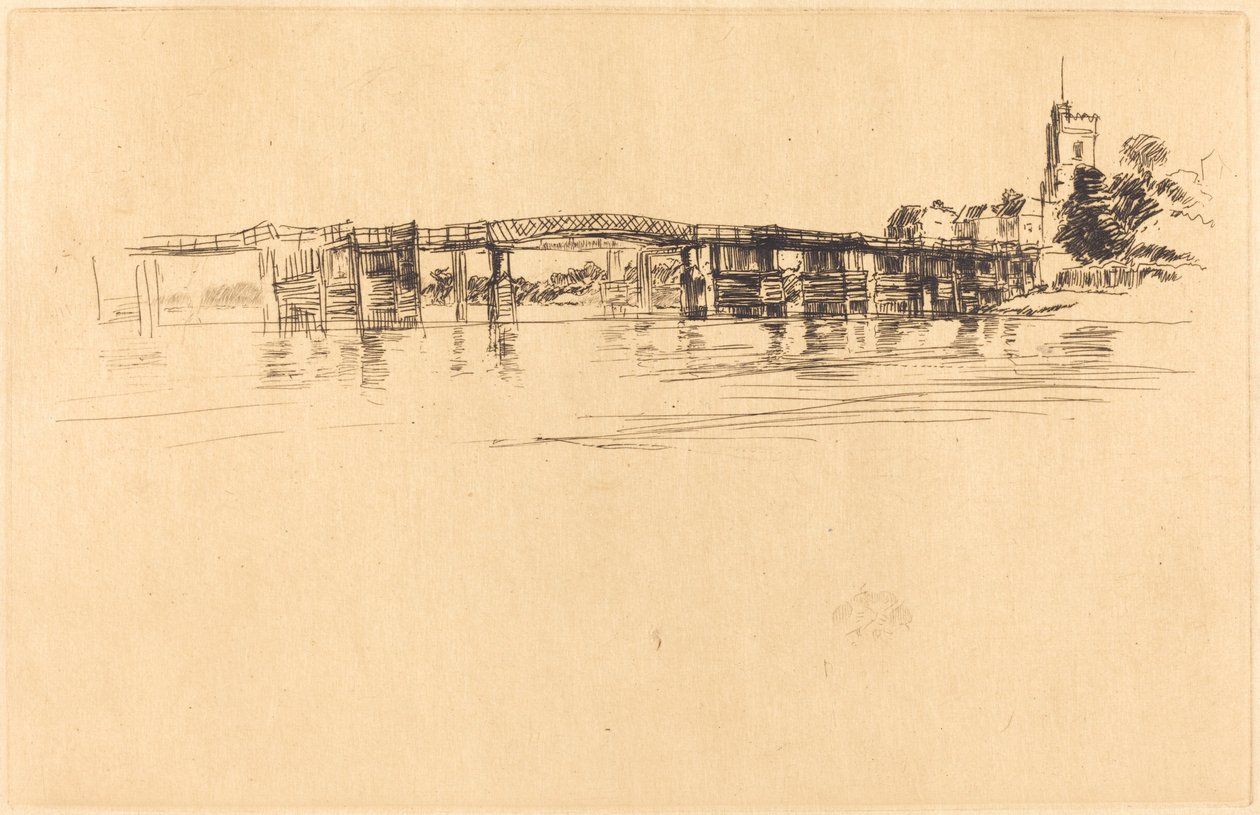Mały Putney nr 1 autorstwa James Abbott McNeill Whistler
