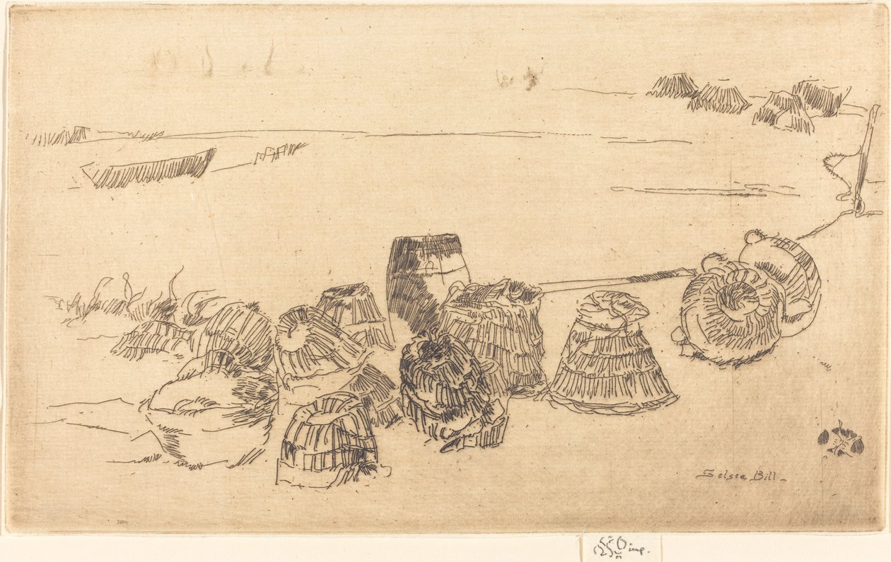 Garnki z homarami autorstwa James Abbott McNeill Whistler