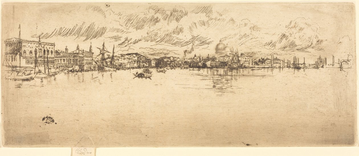 Długa Wenecja autorstwa James McNeill Whistler
