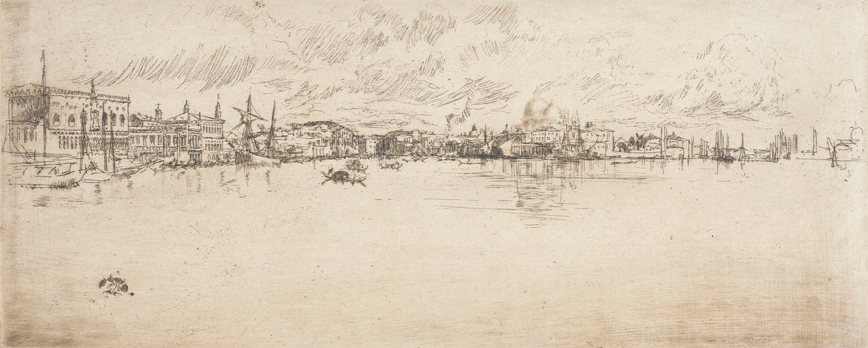 Długa Wenecja autorstwa James McNeill Whistler