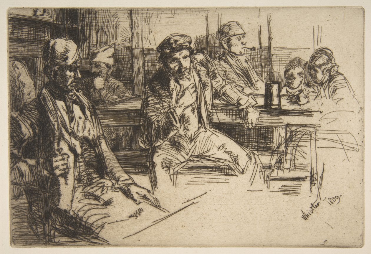 Robotnicy portowi autorstwa James McNeill Whistler