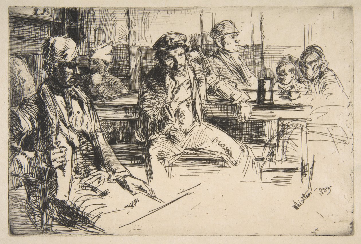 Robotnicy portowi autorstwa James McNeill Whistler