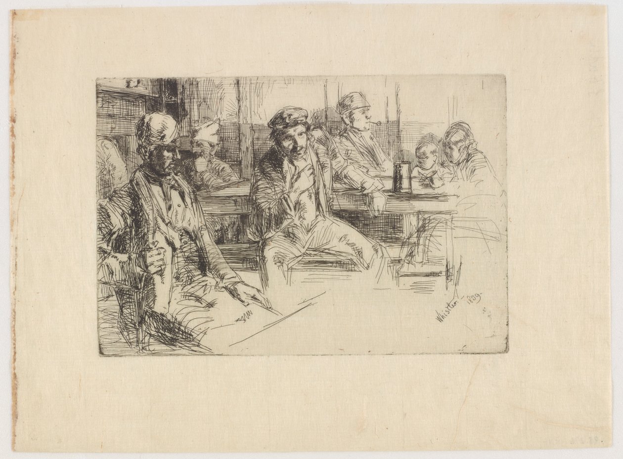 Longshore men autorstwa James Abbott McNeill Whistler