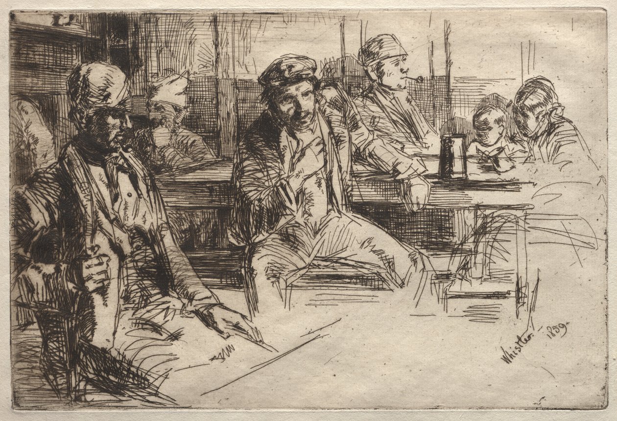 Pracownicy portowi autorstwa James McNeill Whistler