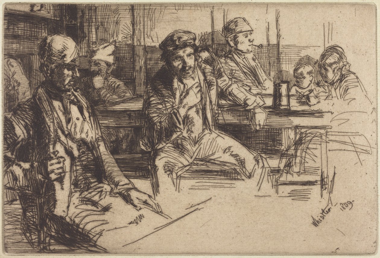 Dokerzy autorstwa James McNeill Whistler