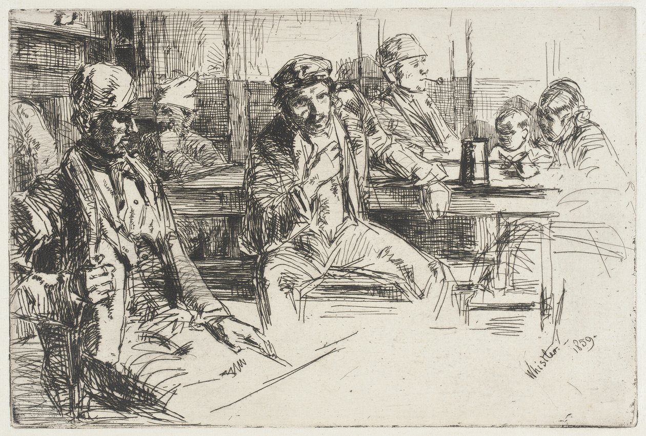 Robotnicy portowi autorstwa James McNeill Whistler