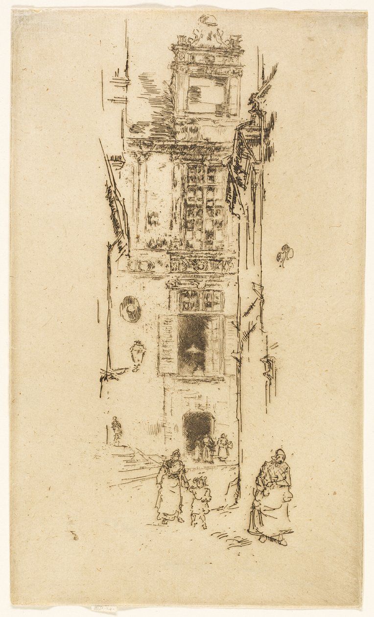 Ratusz, Loches autorstwa James Abbott McNeill Whistler