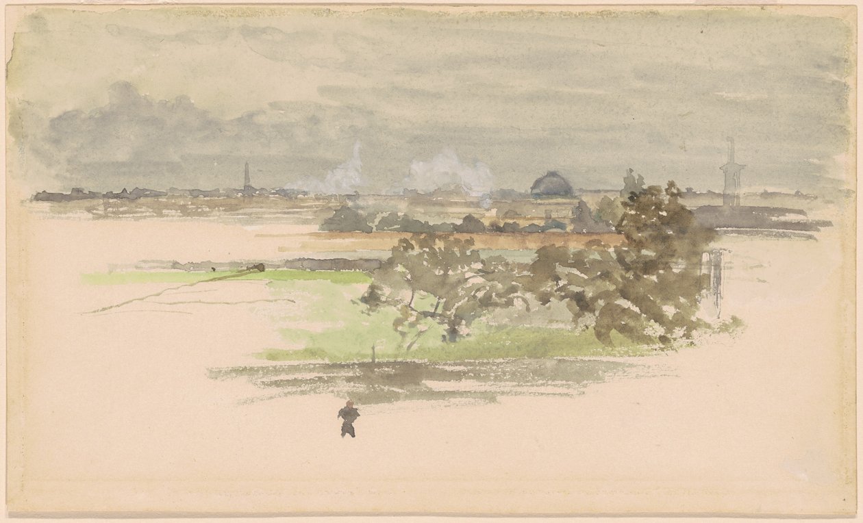 Bagno w Zelandii autorstwa James Abbott McNeill Whistler