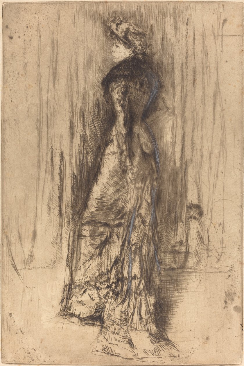 Maud, stojący autorstwa James Abbott McNeill Whistler