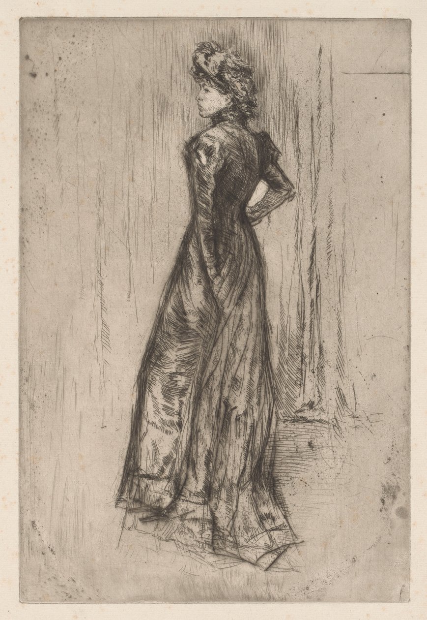 Maud, stojący autorstwa James Abbott McNeill Whistler