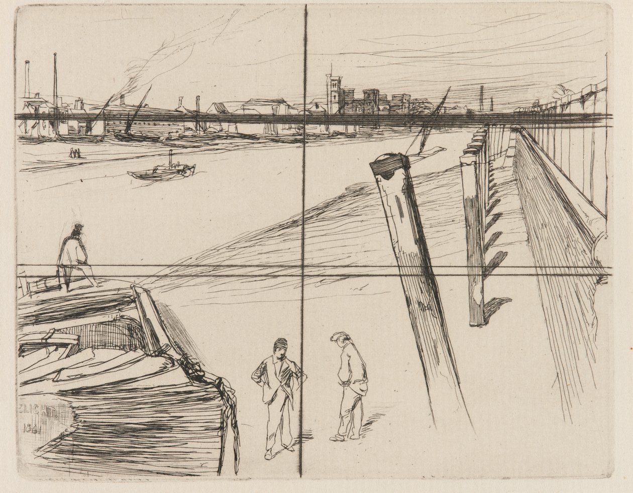 Millbank autorstwa James Abbott McNeill Whistler