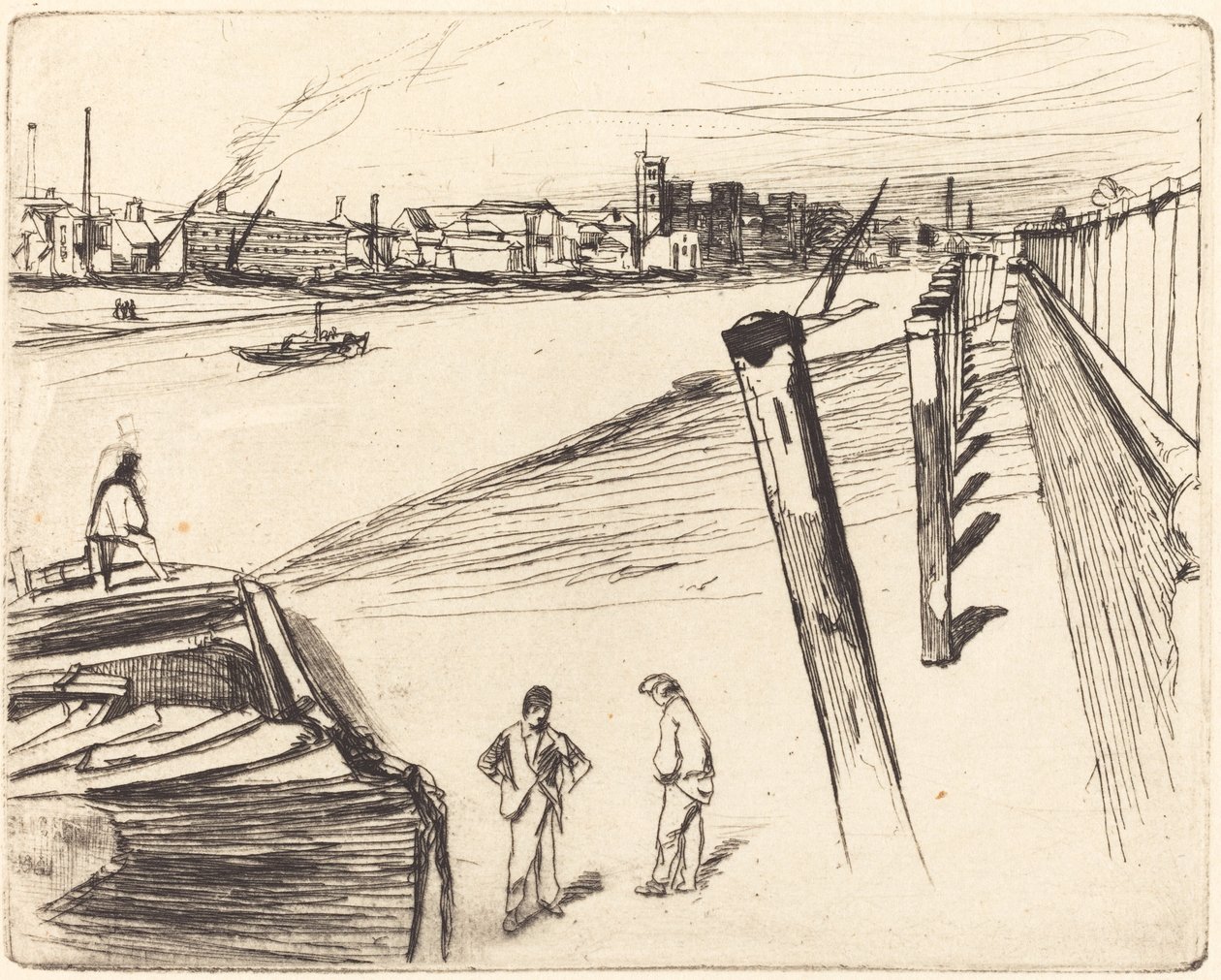 Millbank autorstwa James Abbott McNeill Whistler