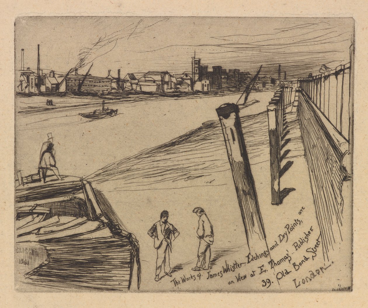 Millbank autorstwa James Abbott McNeill Whistler