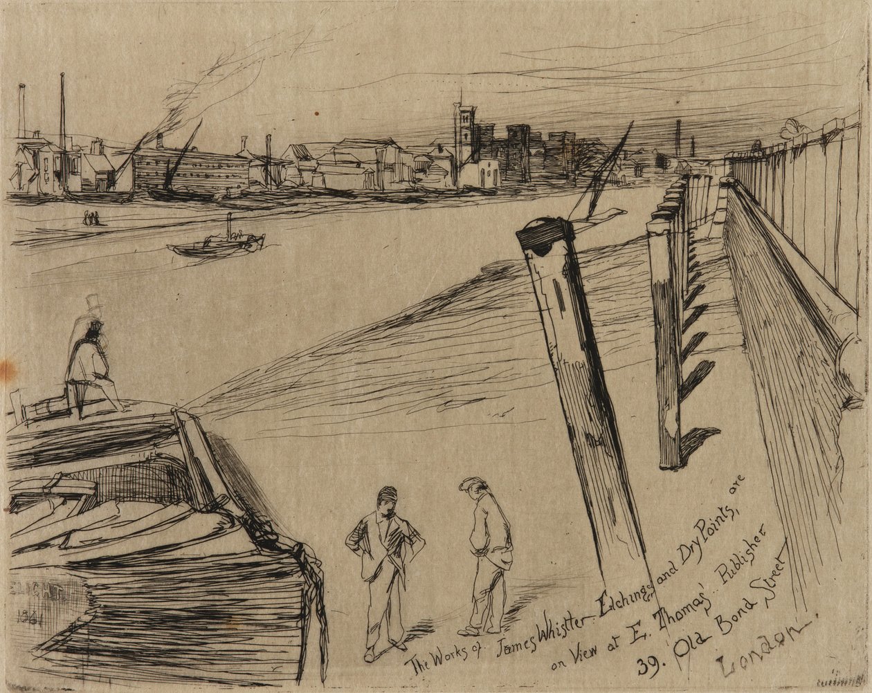Millbank autorstwa James Abbott McNeill Whistler