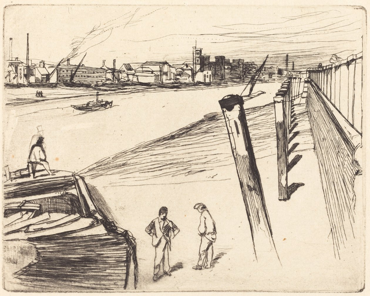 Millbank autorstwa James McNeill Whistler