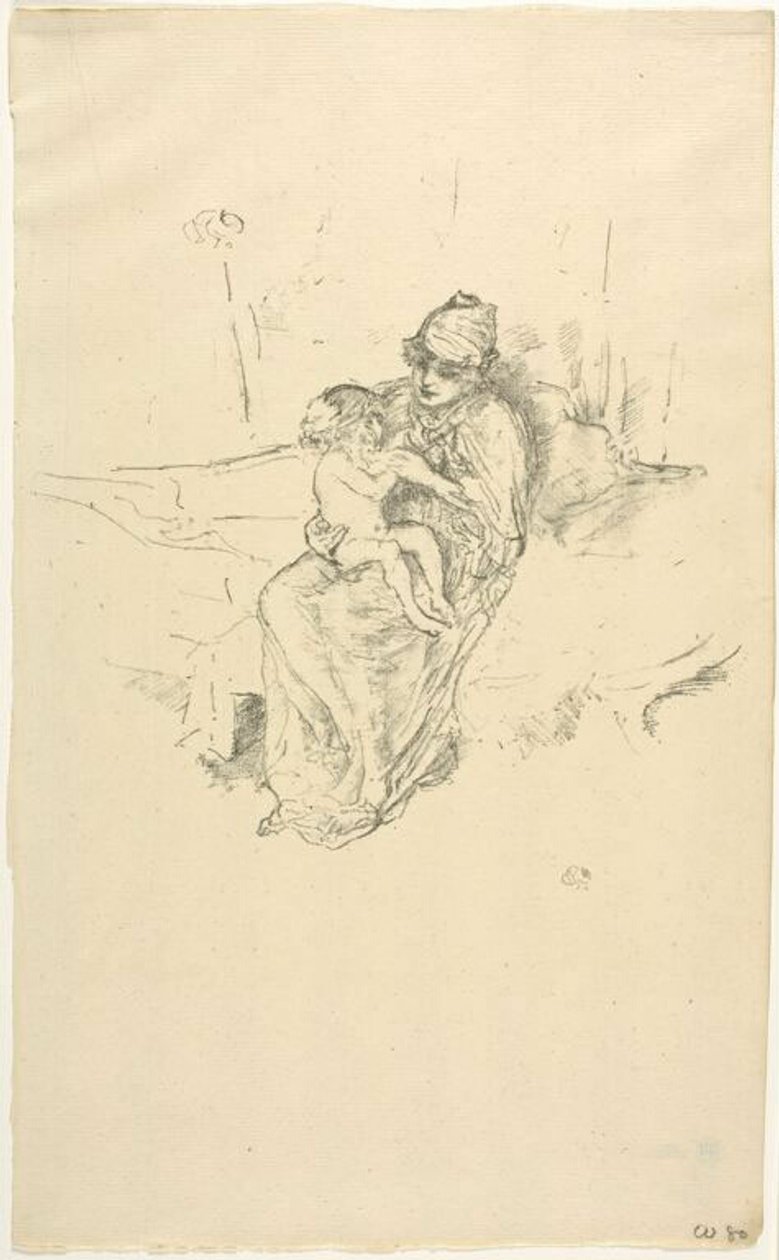 Matka i dziecko nr 1 autorstwa James McNeill Whistler
