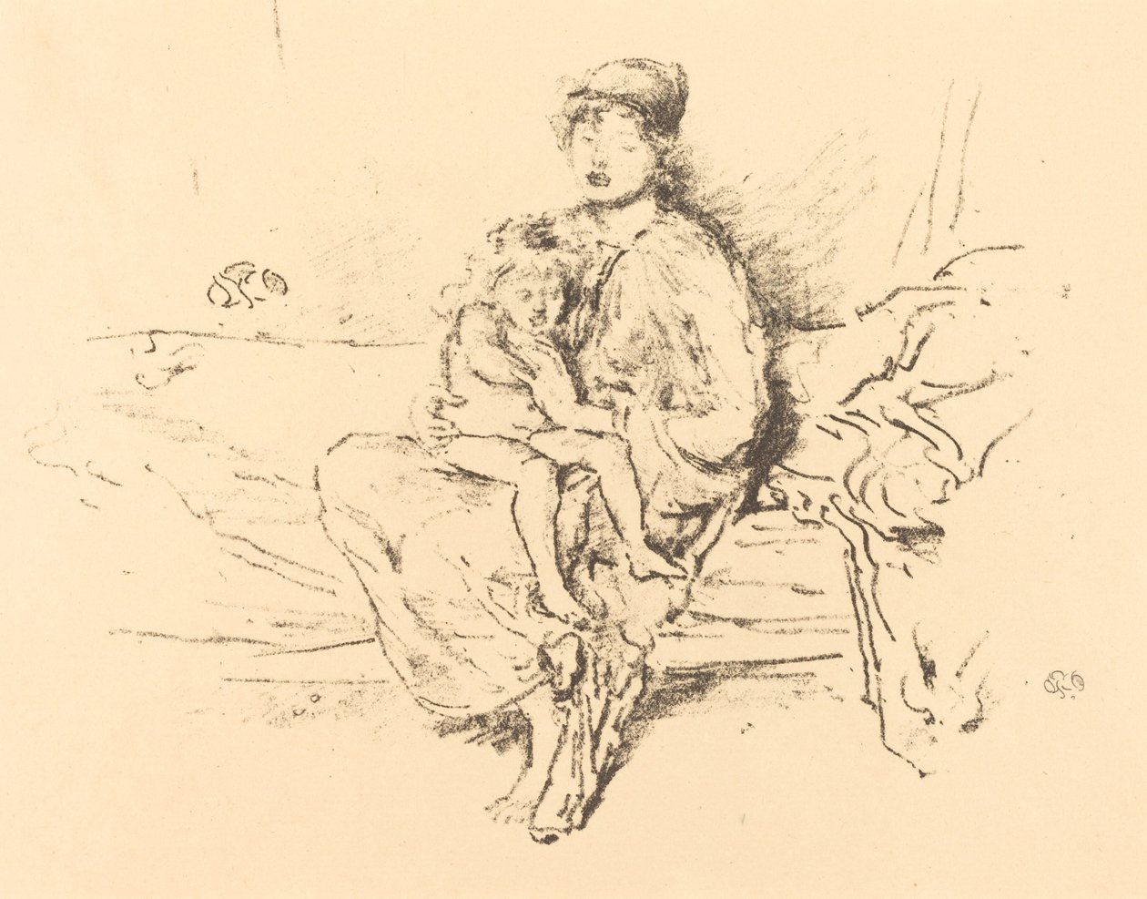 Matka i Dziecko, nr 2 autorstwa James Abbott McNeill Whistler