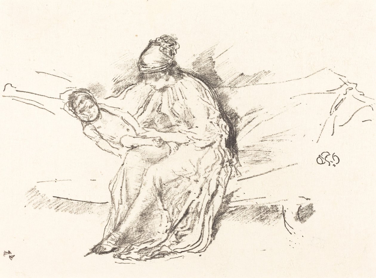 Matka i Dziecko, nr 4 autorstwa James Abbott McNeill Whistler