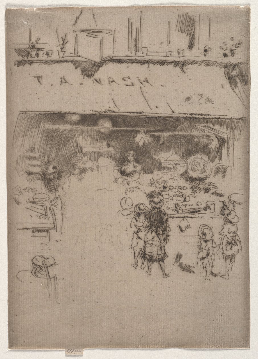 Sklep owocowy Nasha autorstwa James McNeill Whistler
