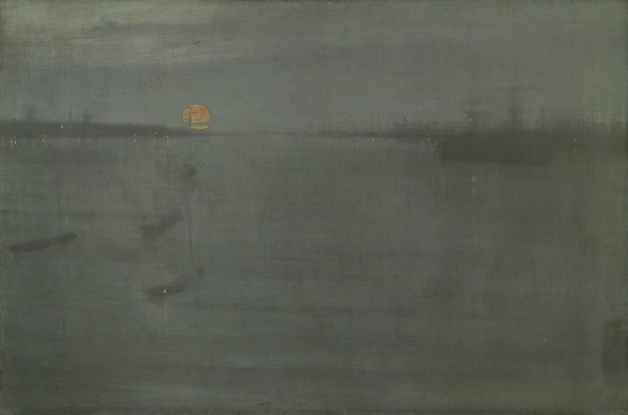 Nocturne: Niebieski i złoty - Southampton Water autorstwa James McNeill Whistler