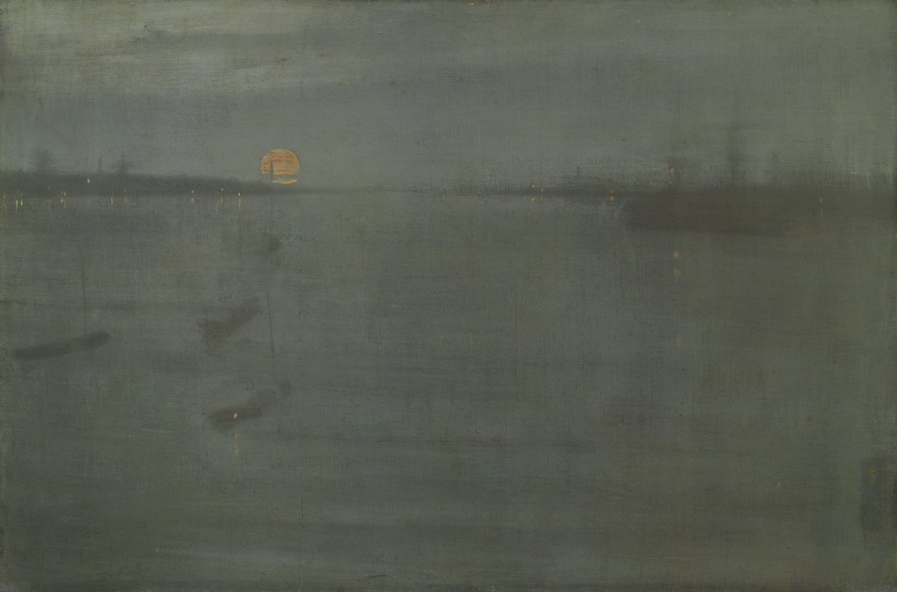 Nocturne: Niebieski i złoty - Southampton Water autorstwa James McNeill Whistler