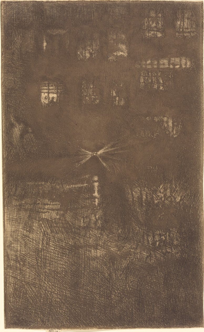 Nokturn: Dom Tańca autorstwa James Abbott McNeill Whistler