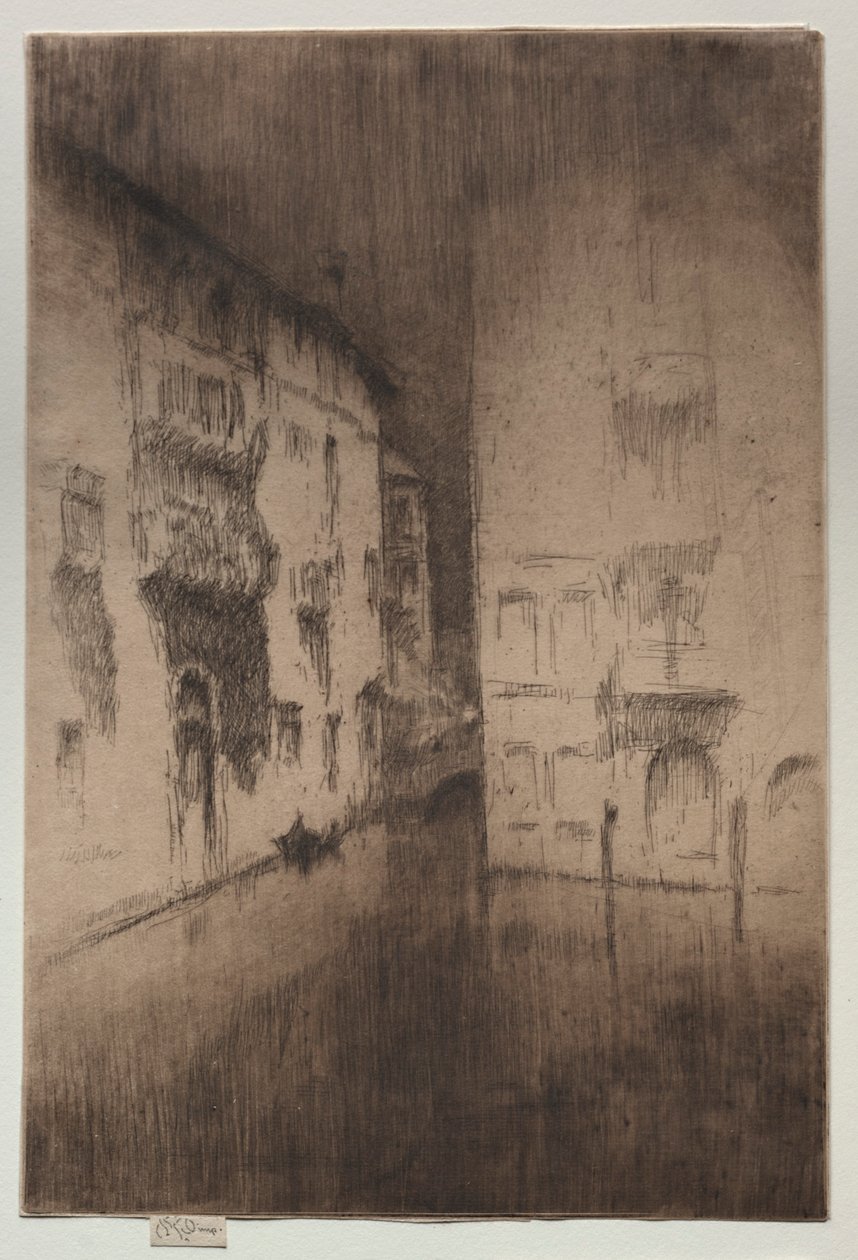Nocturne:  Pałace autorstwa James McNeill Whistler