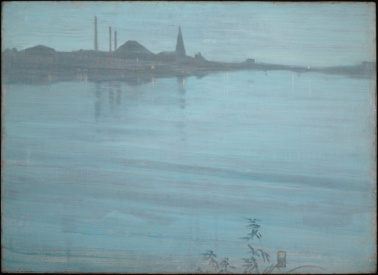 Nokturn w błękicie i srebrze autorstwa James McNeill Whistler