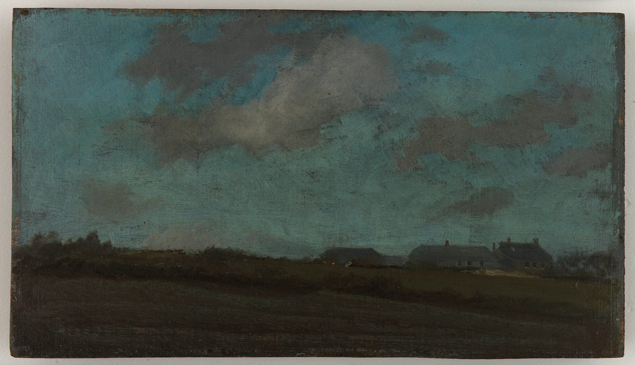 Notatka w kolorze niebieskim i opalowym — obłok słońca autorstwa James Abbott McNeill Whistler