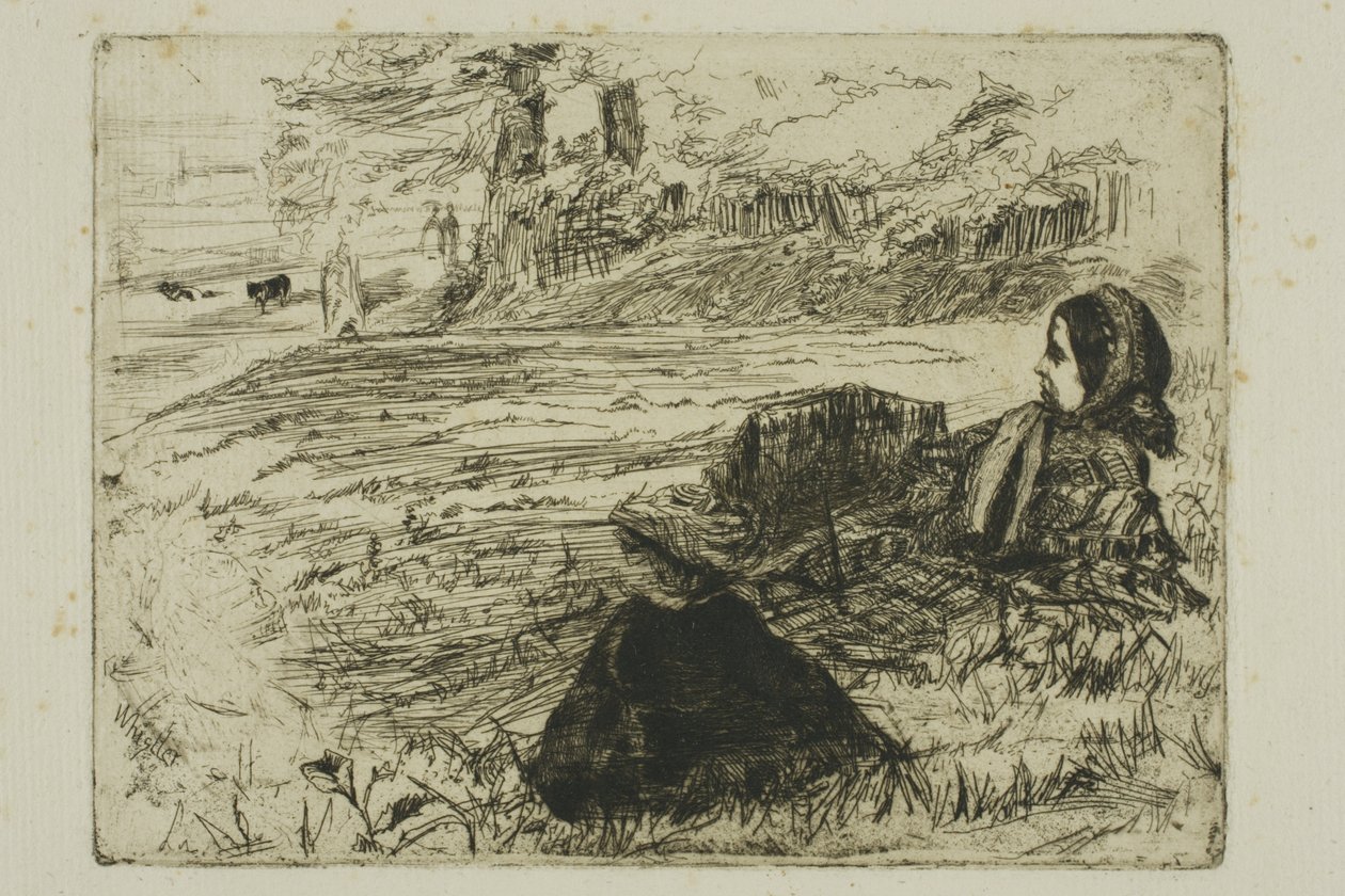 Pielęgniarka i dziecko autorstwa James Abbott McNeill Whistler