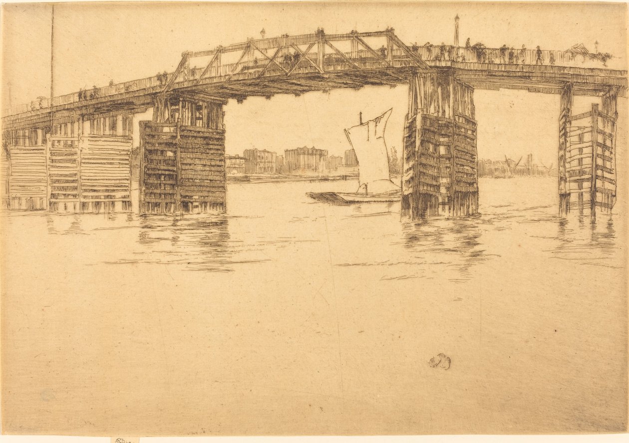 Stary most Battersea autorstwa James Abbott McNeill Whistler