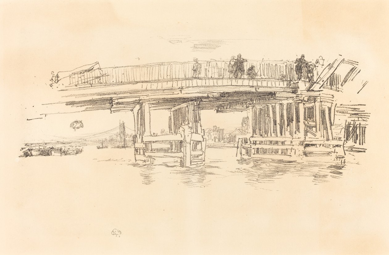 Stary most Battersea autorstwa James Abbott McNeill Whistler