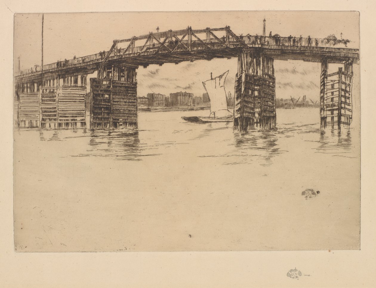 Stary most Battersea autorstwa James Abbott McNeill Whistler