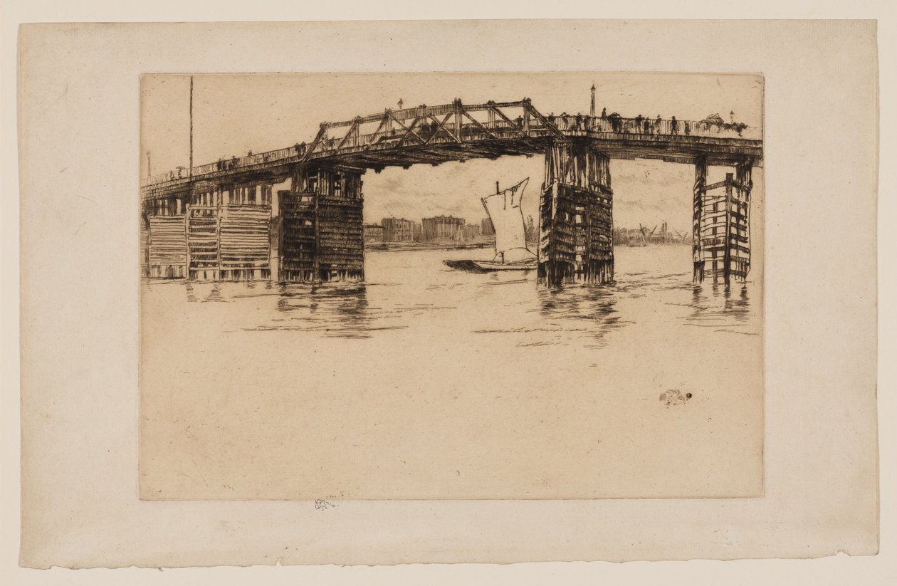 Stary most Battersea autorstwa James Abbott McNeill Whistler