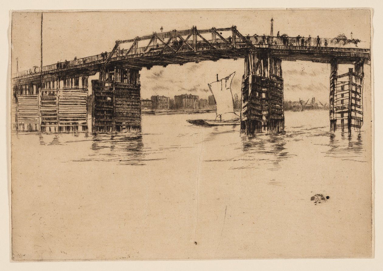 Stary most Battersea autorstwa James Abbott McNeill Whistler