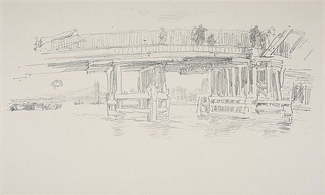 Stary most Battersea autorstwa James Abbott McNeill Whistler