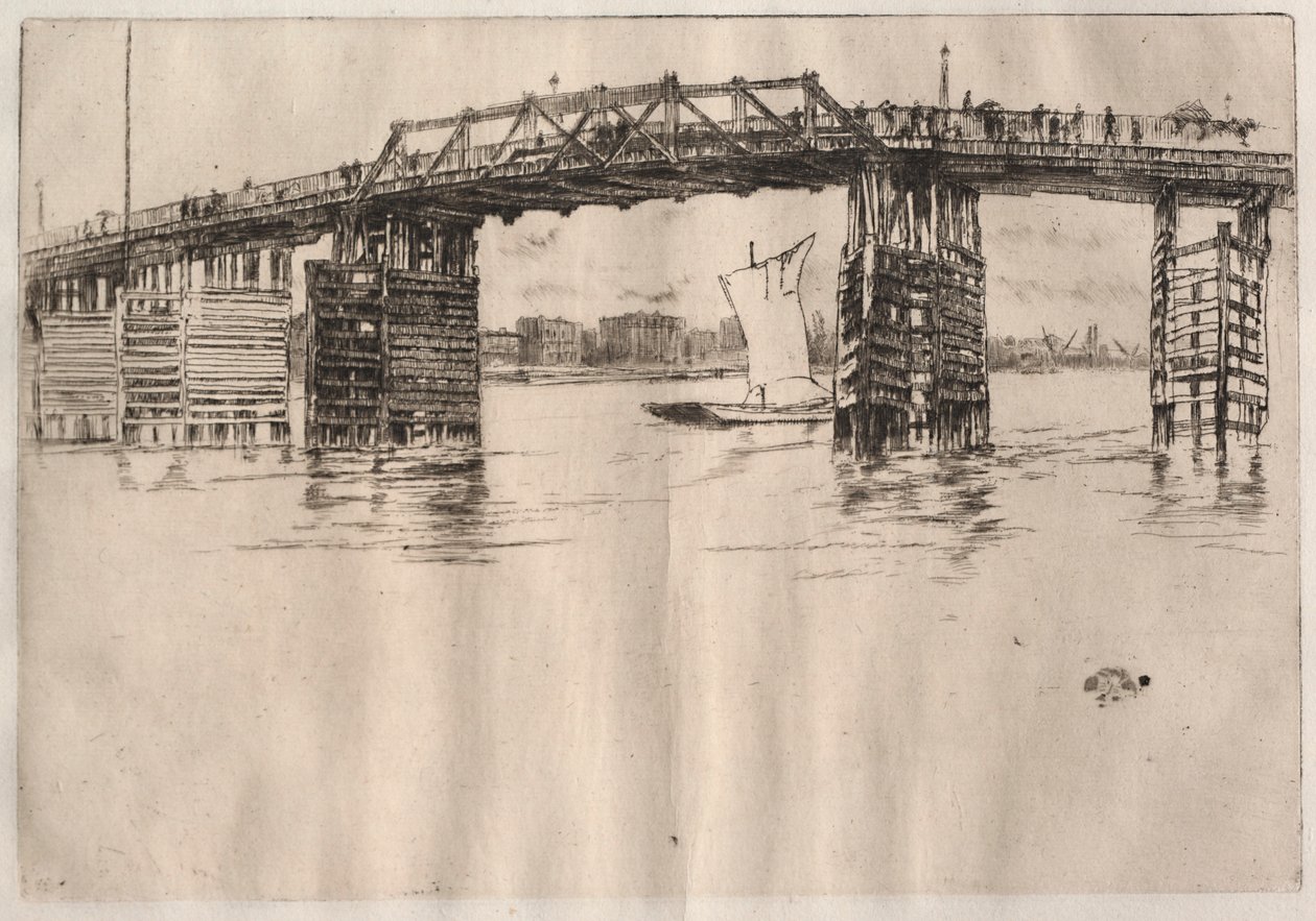 Stary most Battersea autorstwa James McNeill Whistler