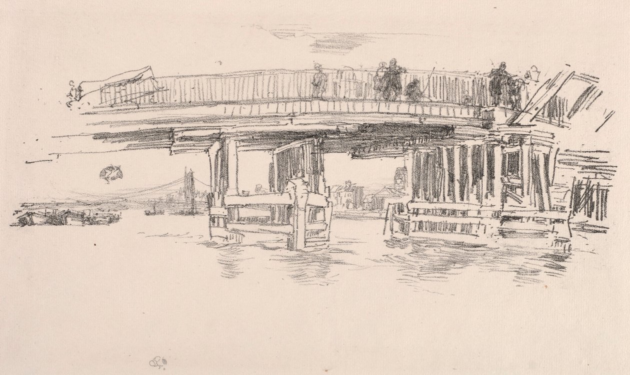 Stary most Battersea autorstwa James McNeill Whistler