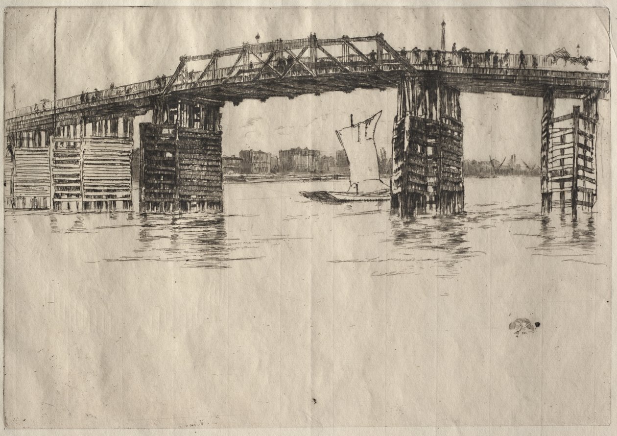 Stary most w Battersea autorstwa James McNeill Whistler