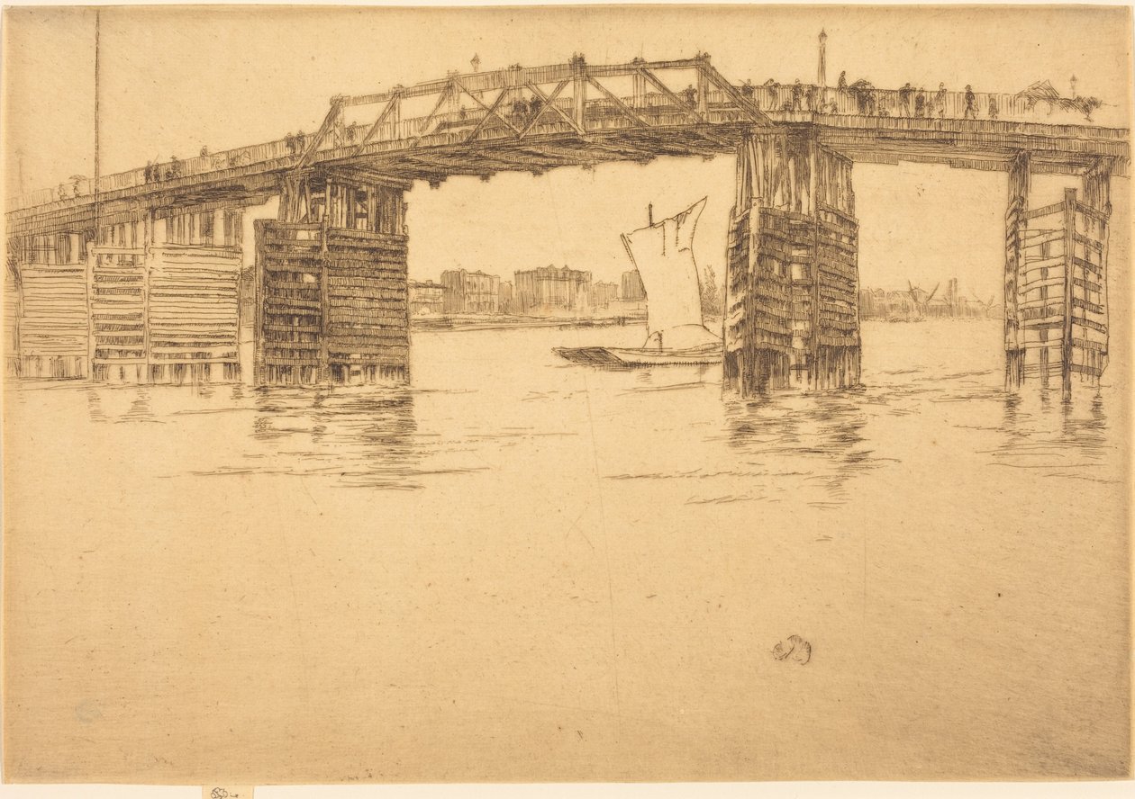Stary most w Battersea autorstwa James McNeill Whistler
