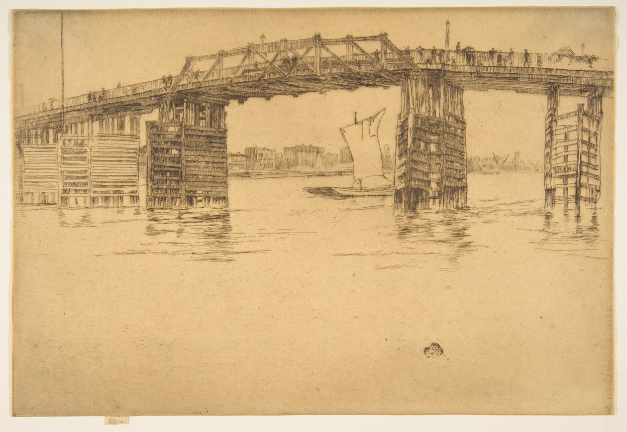 Stary most Battersea autorstwa James McNeill Whistler