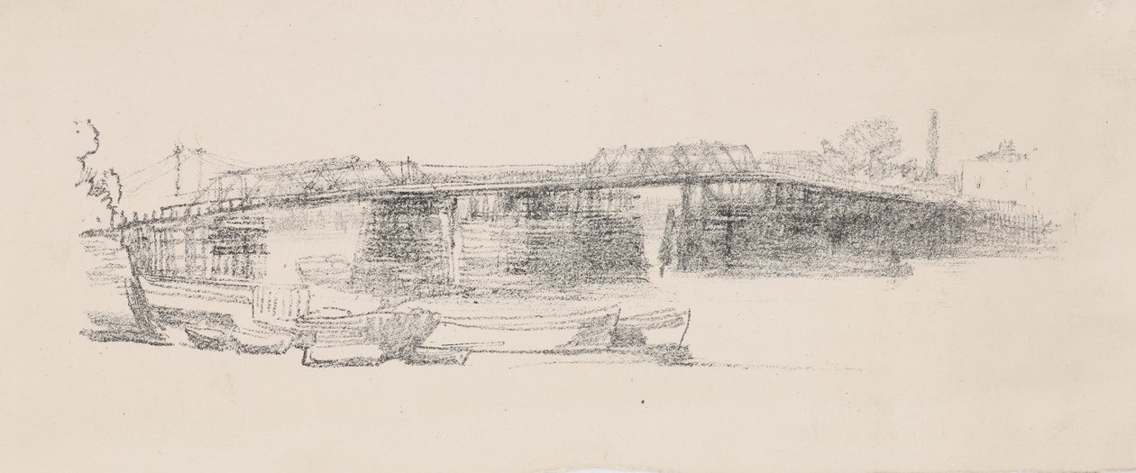 Stary Most Battersea, nr 2 autorstwa James Abbott McNeill Whistler