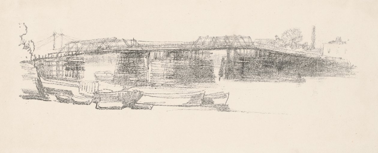 Stary Most Battersea, nr 2 autorstwa James Abbott McNeill Whistler