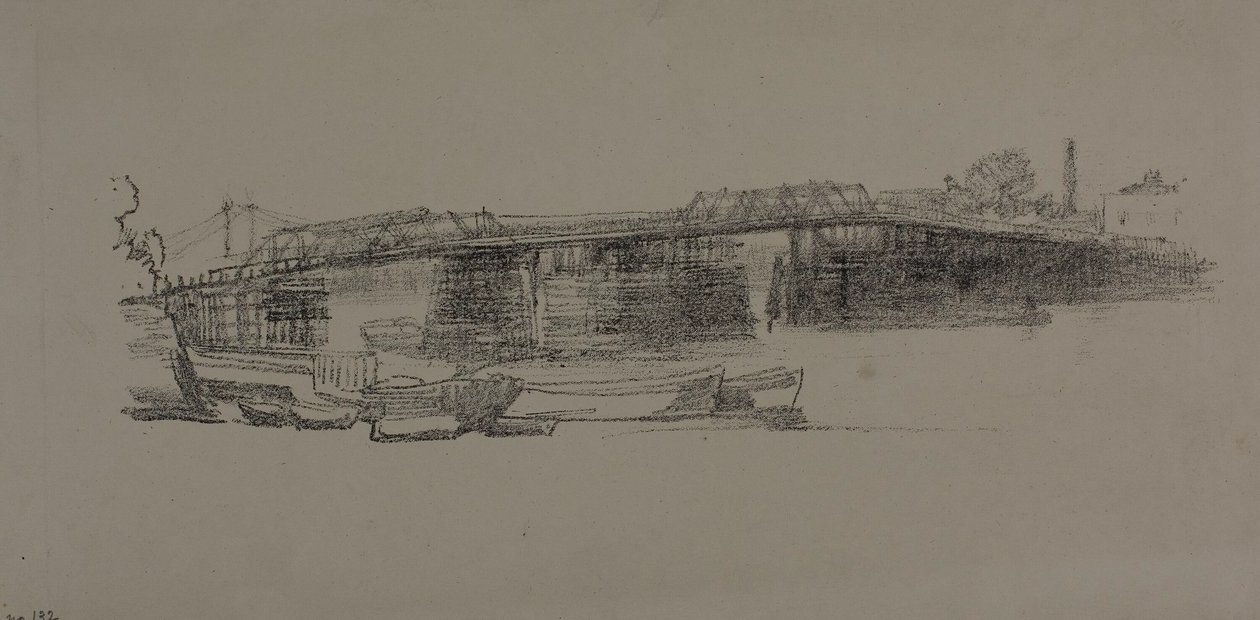 Stary Most Battersea, nr 2 autorstwa James Abbott McNeill Whistler