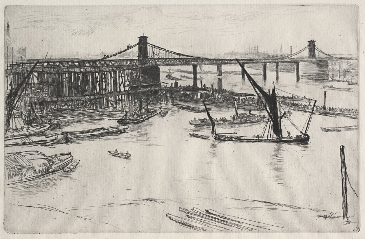 Stary most w Hungerford autorstwa James McNeill Whistler